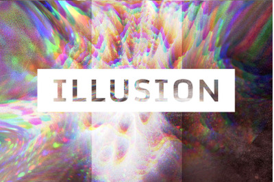 Illusion - Glitch Effect Backgrounds