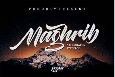 Maghrib - Calligraphy Typeface