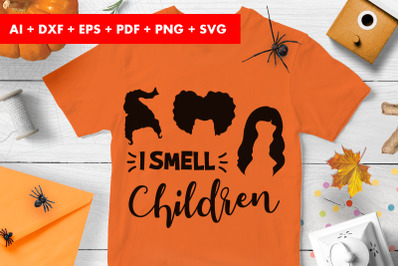 I Smell Children Three Woman Halloween Cricut