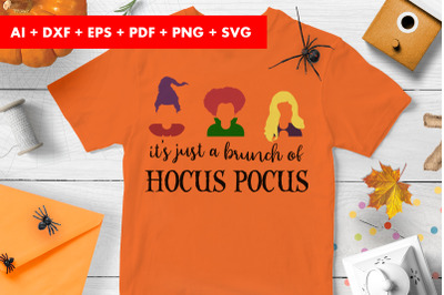 It&#039;s just a brunch of Hocus Pocus Halloween SVG