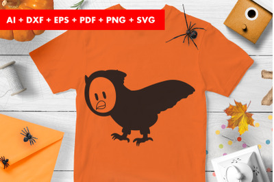 Owl Halloween Vector SVG PNG transparent