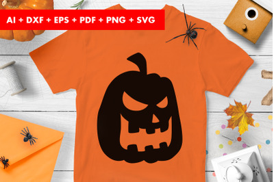 Pumpkin Cricut Files Halloween SVG Design