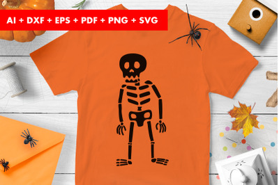 Skull Halloween Vector SVG PNG transparent