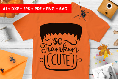 So Frangken Cute Halloween Vector SVG PNG transparent