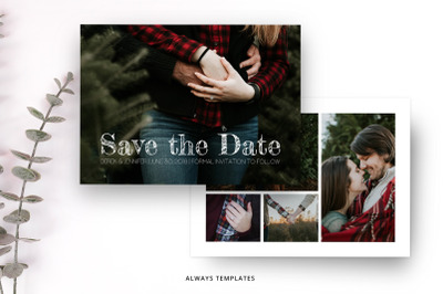 Save the Date Template SD001