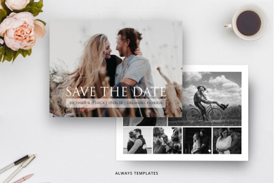 Save the Date Template SD004