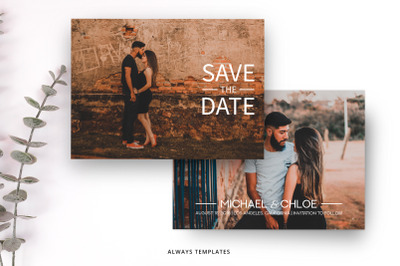 Save the Date Template SD006