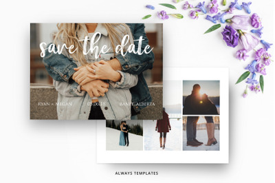 Save the Date Template SD008
