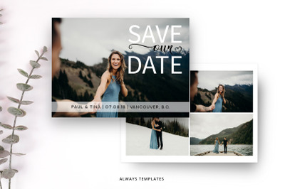 Save the Date Template SD010