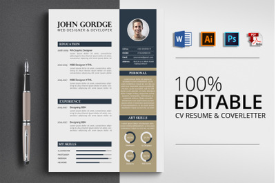 CV Resume Word Template