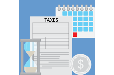 Business concept tax day