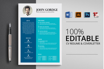 CV Resume Word Template