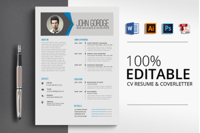 Job CV Resume Template