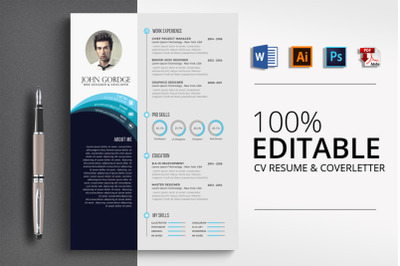 Professional CV Resume Word Template