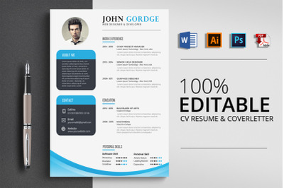 CV Resume Word Template