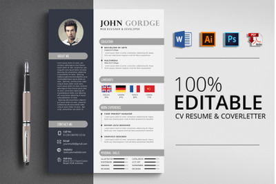 Job CV Resume Template