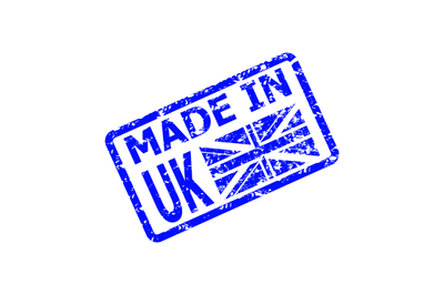 Made in united kingdom rubber stamp