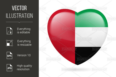 Heart icon of United Arab Emirates