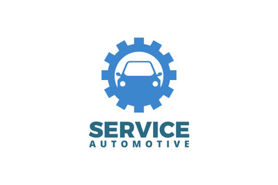 Service car or vehicle logo template