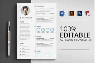 CV Resume Word Template