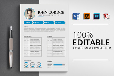 CV Resume Word Template