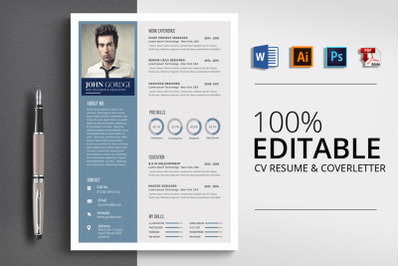 CV Resume Word Template