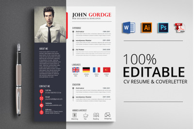 Ms Word CV Resume Template