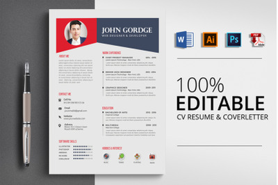 CV Resume Word Template