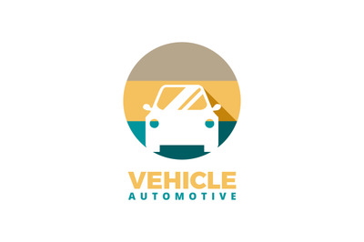 Service car or vehicle logo template