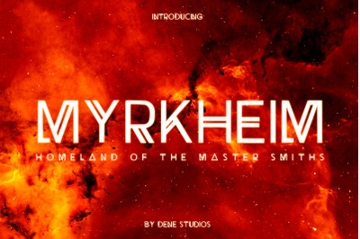 Myrkheim - A Norse Inspired Typeface