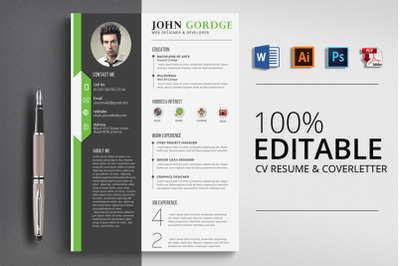 Ms Word CV Resume Template