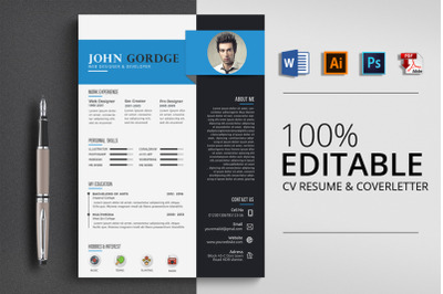 CV Resume Word Template