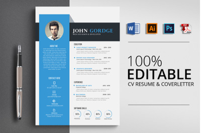 CV Resume Word Template