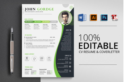 CV Resume Word Template