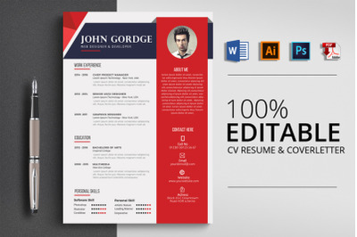 CV Resume Word Template