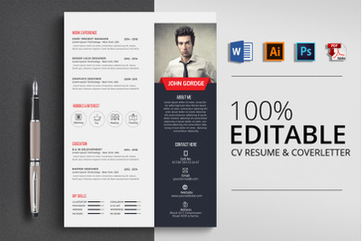 CV Resume Word Template