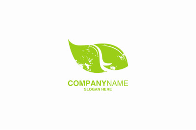 Eco Green Leaf Logo Template. Eps 10