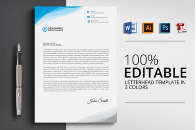 Professional Letterhead Word Template