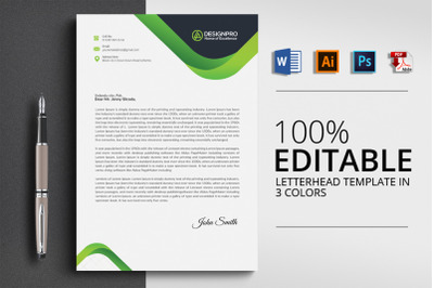 Professional Letterhead Word Template