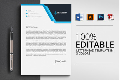 Professional Letterhead Word Template