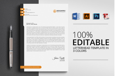 Letterhead Word Template