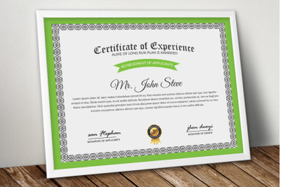 Creative Certificate Word Template