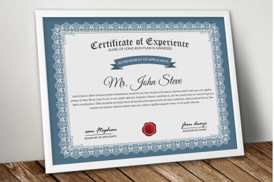 Creative Certificate Word Template