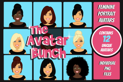 The Avatar Bunch | Female Avatars