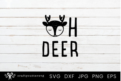 Oh Deer Svg Clipart Cutting file for Cricut
