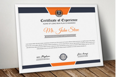 Diploma Certificate Word Template