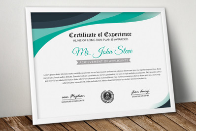 Educational Certificate Word Template