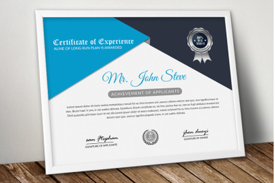 Corporate Certificate Word Template