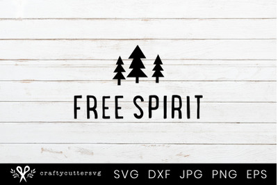 Free Spirit Svg Cut File Trees Clipart