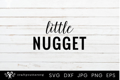 Little Nugget Svg Cut File  Clipart